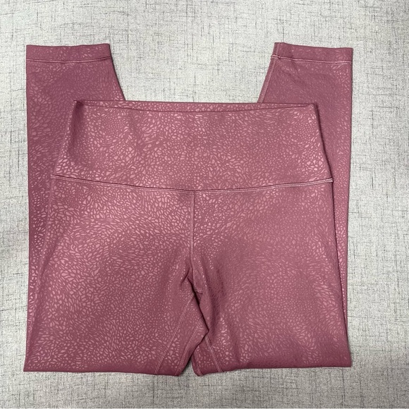 Lululemon Align High Rise Pant Leggings Plumful Embossed Purple 10 - Picture 5 of 12